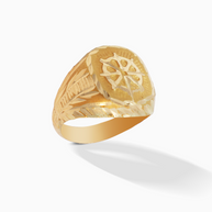 18K Yellow Gold Men’s Ring