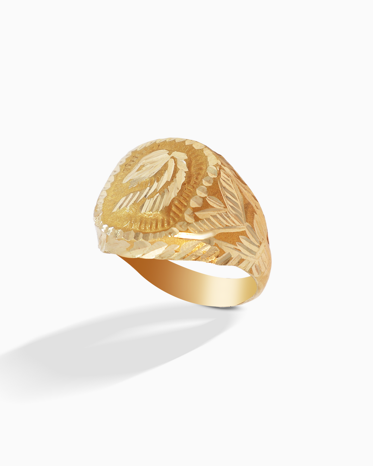 18K Yellow Gold Men’s Ring