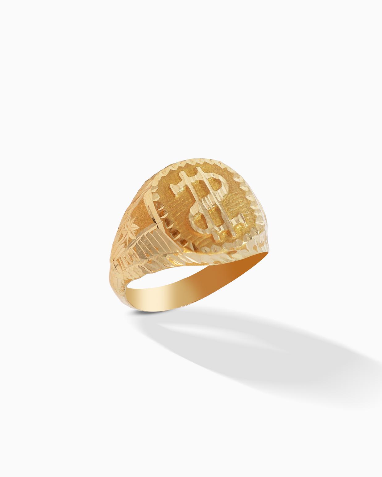 18K Yellow Gold Men’s Ring