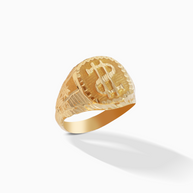 18K Yellow Gold Men’s Ring
