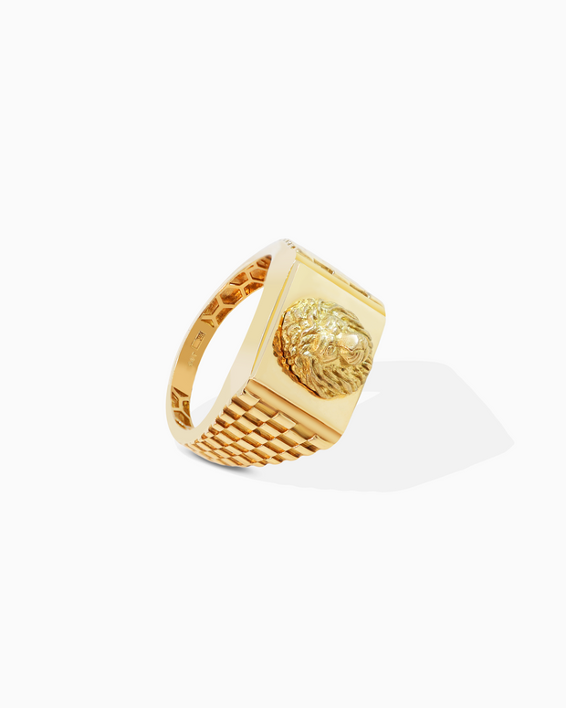 18K Yellow Gold Men’s Ring – 5.70g.