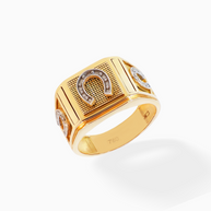 18K Yellow Gold Men’s Ring – 10.80g.