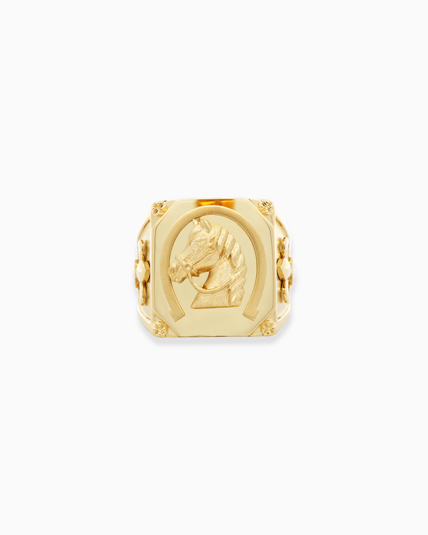 18K Gold Men’s Ring – 10.40g.