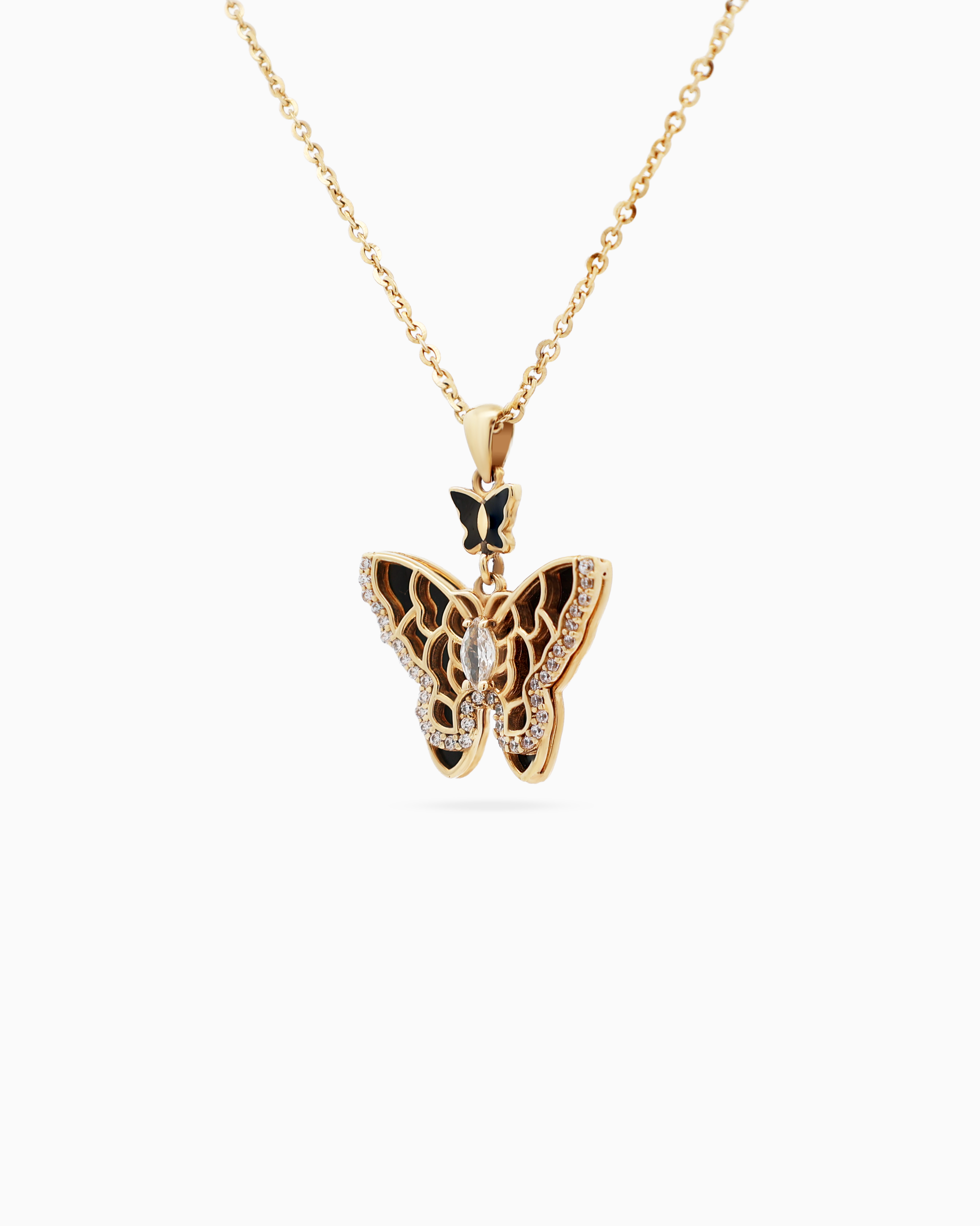 18K Yellow Gold Bold Layered Gold Necklace – 8.20g.