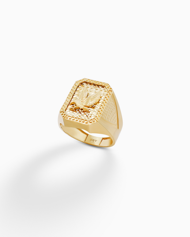 18K Gold Men’s Ring