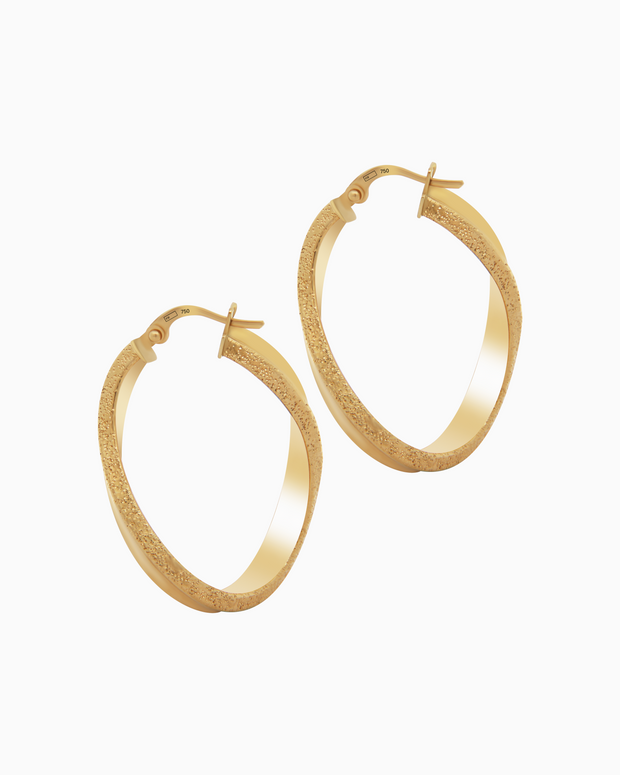 18K Gold Earrings