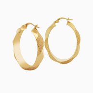 18K Gold Earrings