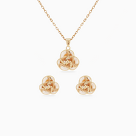 18K Yellow Gold Half Set