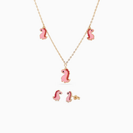 18K Yellow Gold Kids Jewelry Set