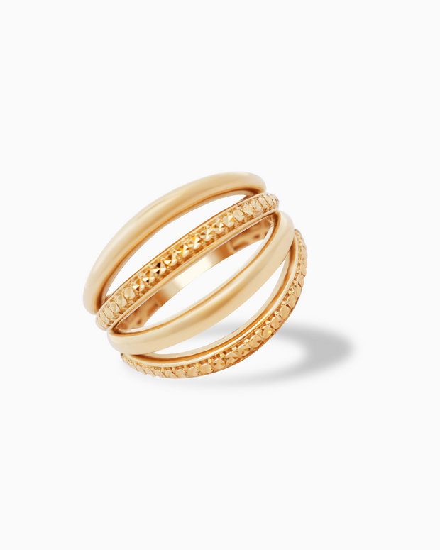 18K Yellow Gold Ring