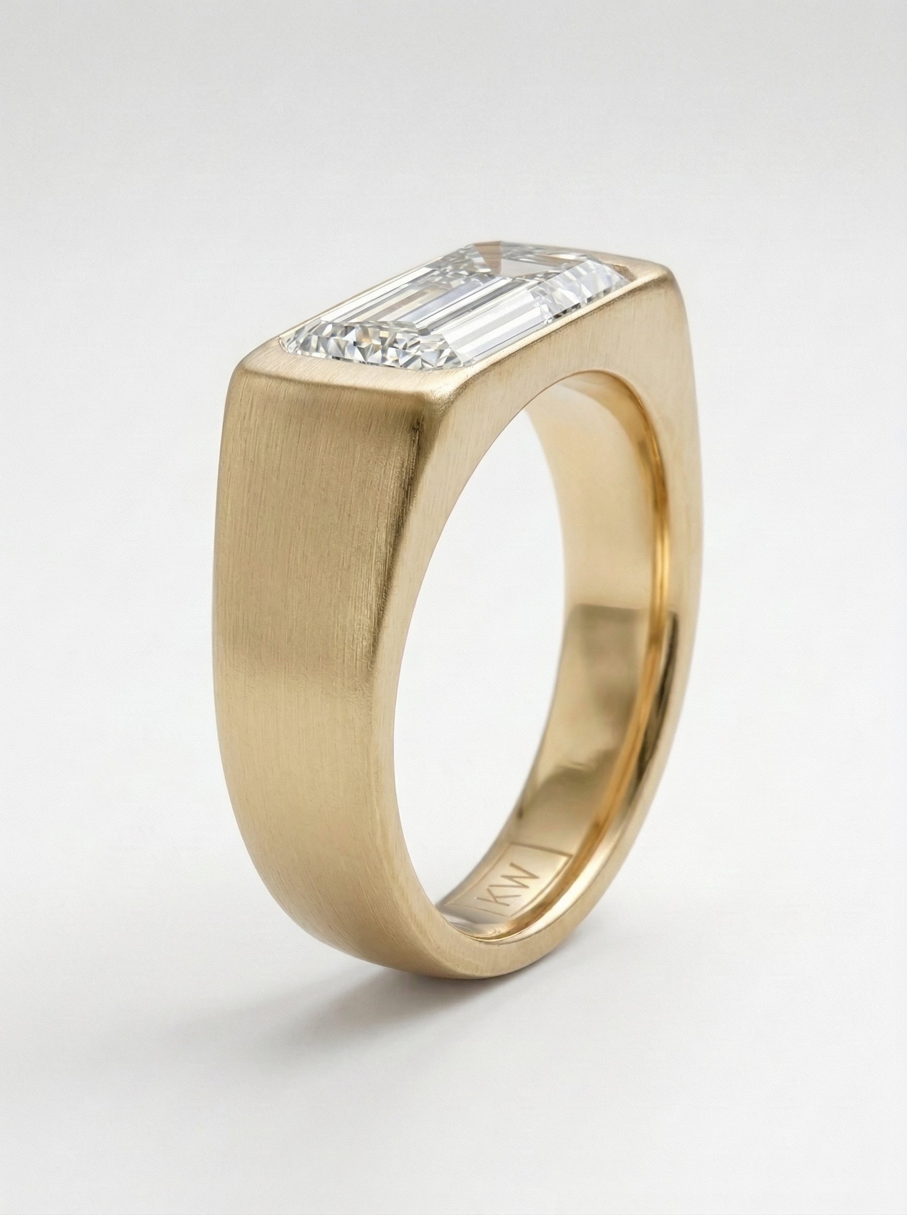 Imperial Emerald Signet Ring