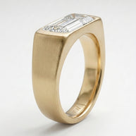 Imperial Emerald Signet Ring