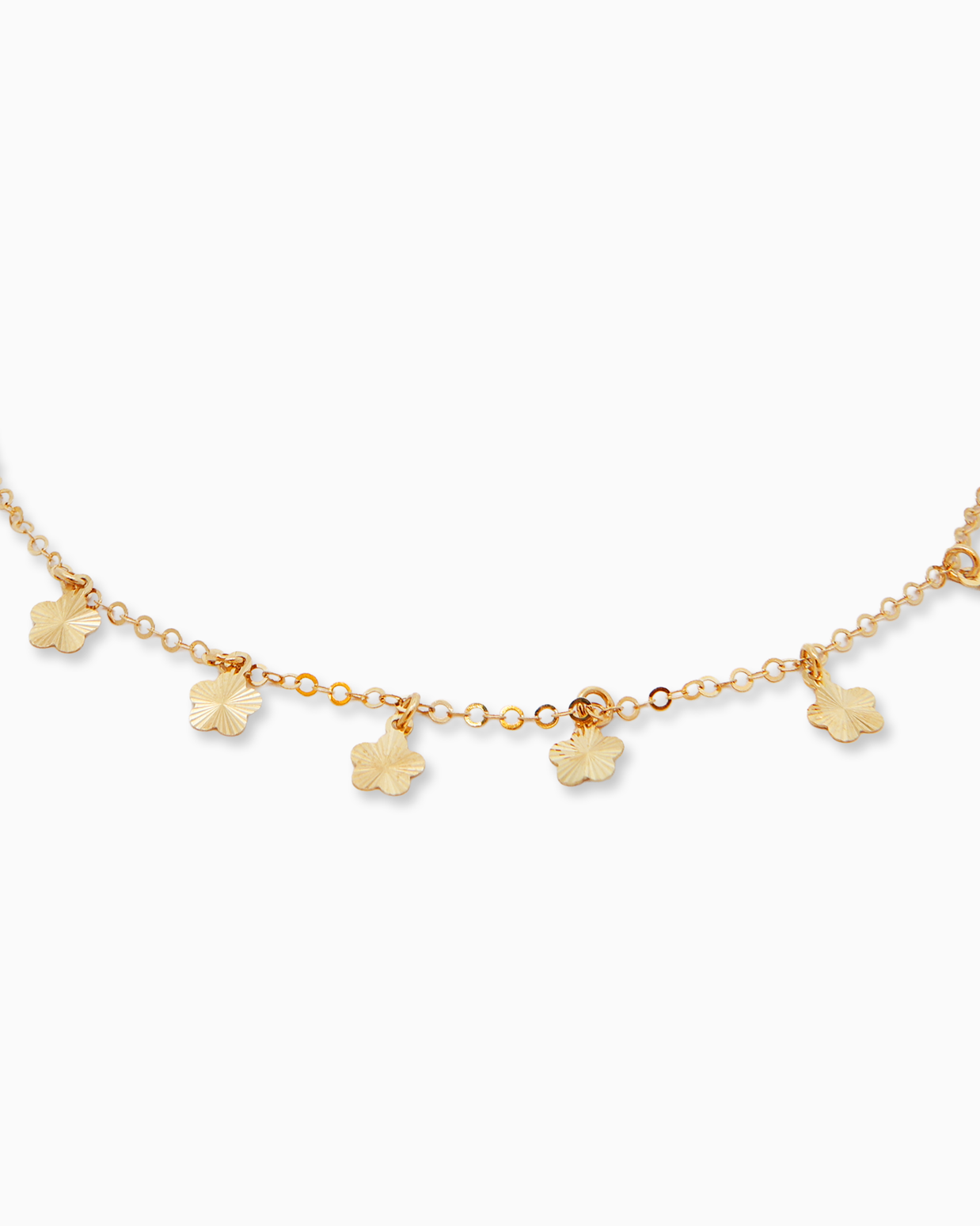 18K Yellow Gold Anklet