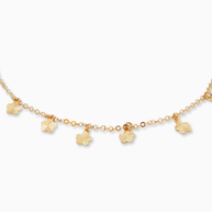 18K Yellow Gold Anklet