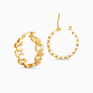 18K Gold Earrings