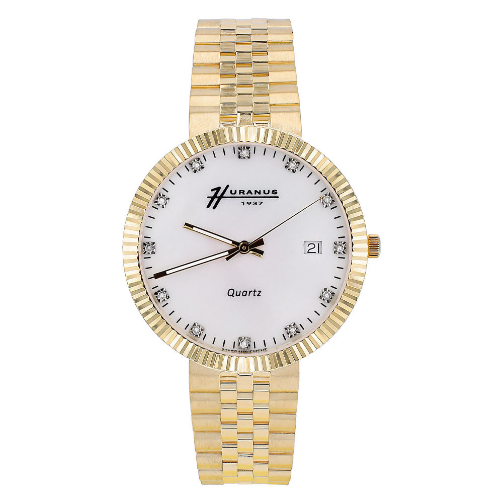 Huranus 3648 Men’s Gold Watch MOPC