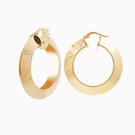 18K Yellow Gold Earrings – 5.20g.