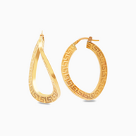 18K Yellow Gold Earrings