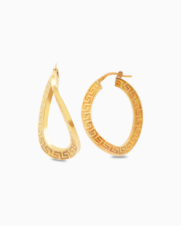 18K Yellow Gold Earrings