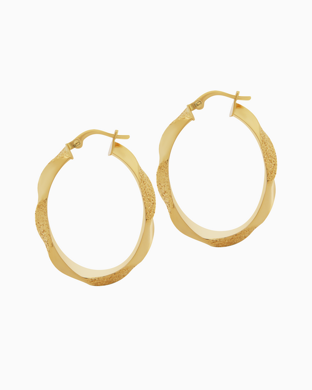 18K Gold Earrings