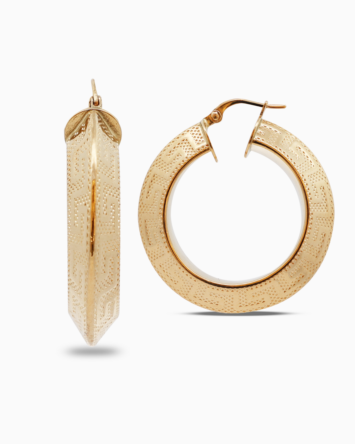 18K Yellow Gold Earrings – 5.60g.