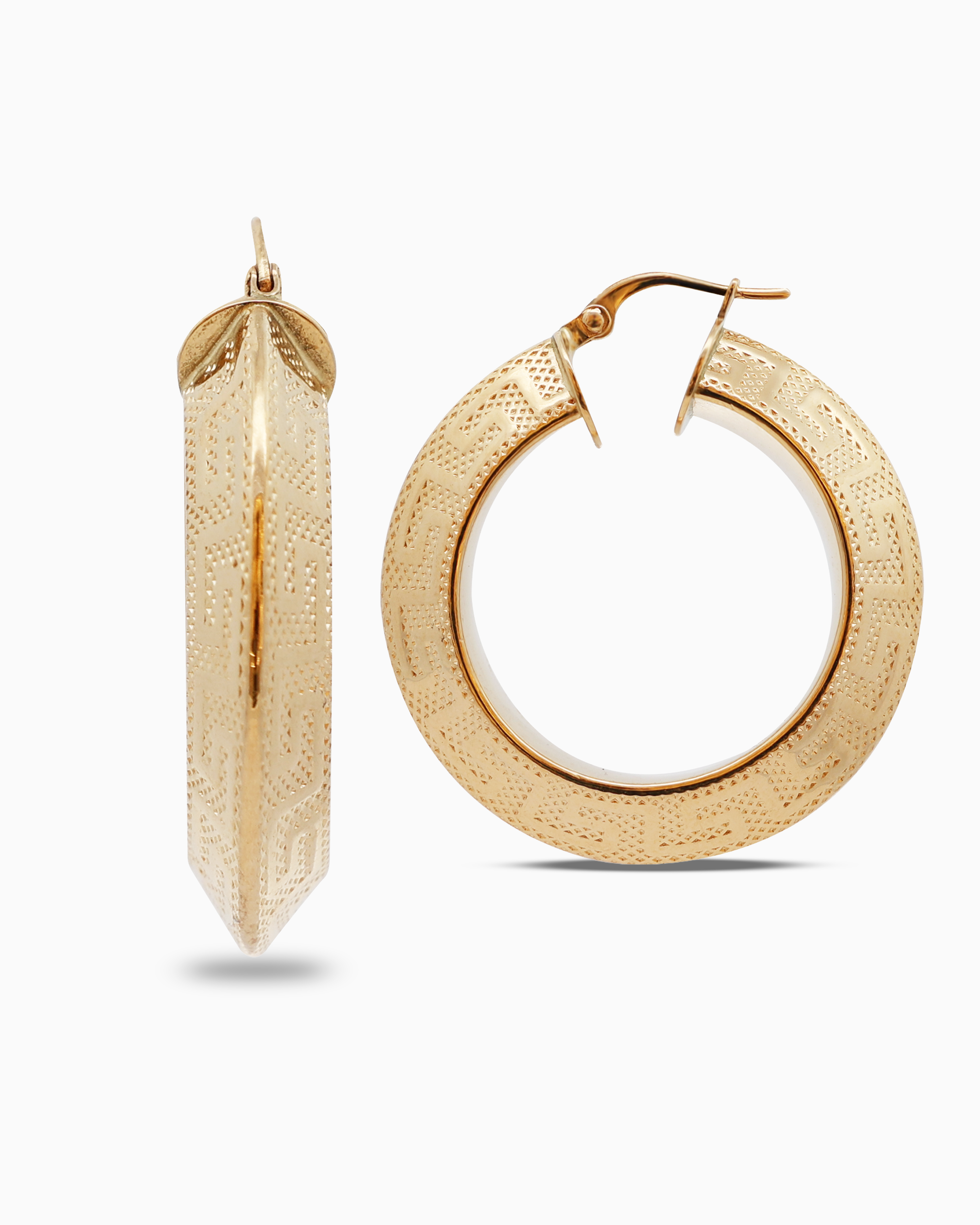 18K Yellow Gold Earrings – 5.60g.