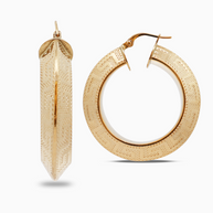 18K Yellow Gold Earrings – 5.60g.