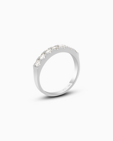 18K White Gold Round Lab-Grown Diamond Ring – 0.60ct.