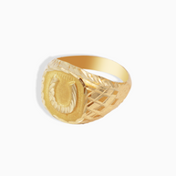 18K Yellow Gold Men’s Ring