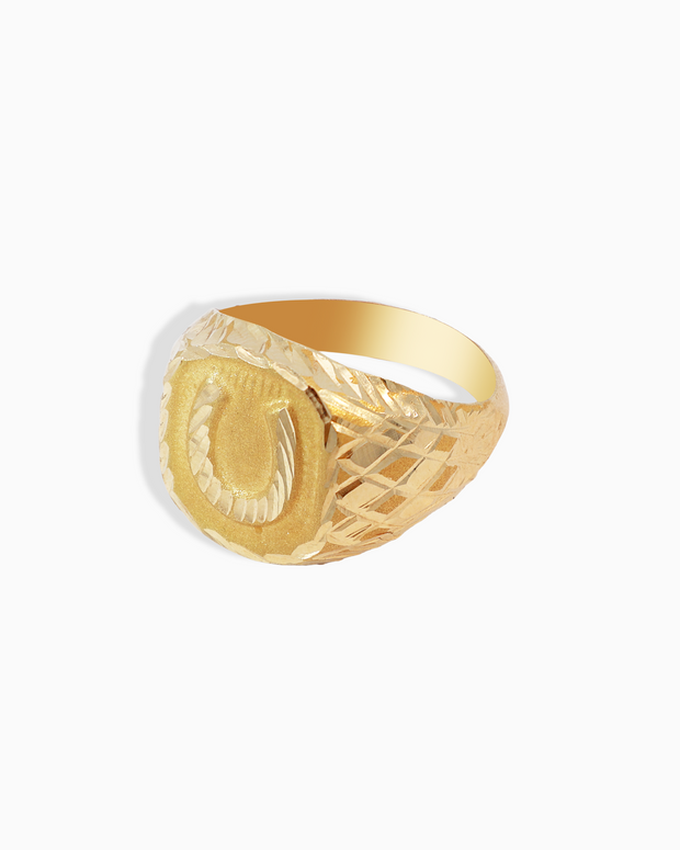18K Yellow Gold Men’s Ring