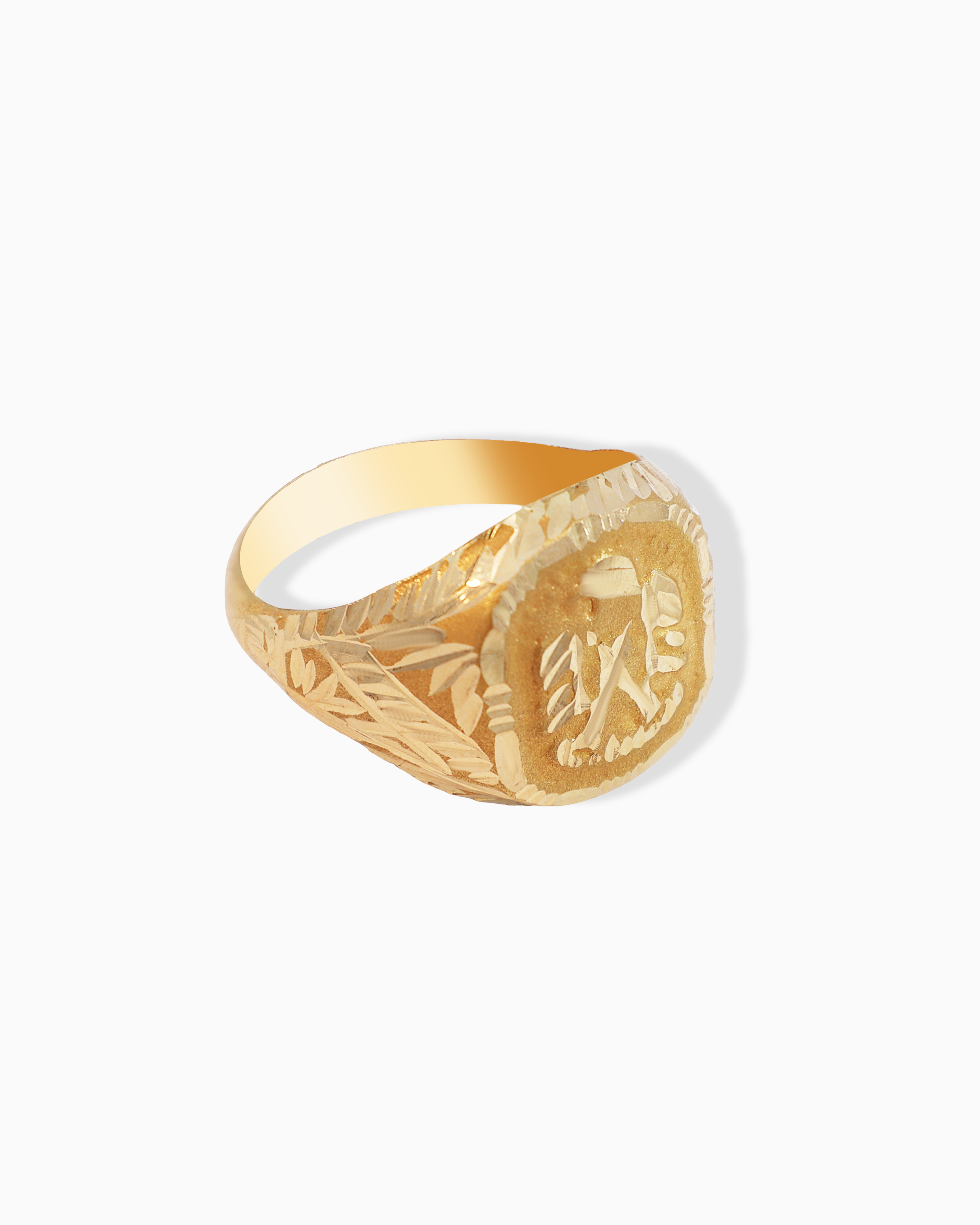 18K Yellow Gold Men’s Ring