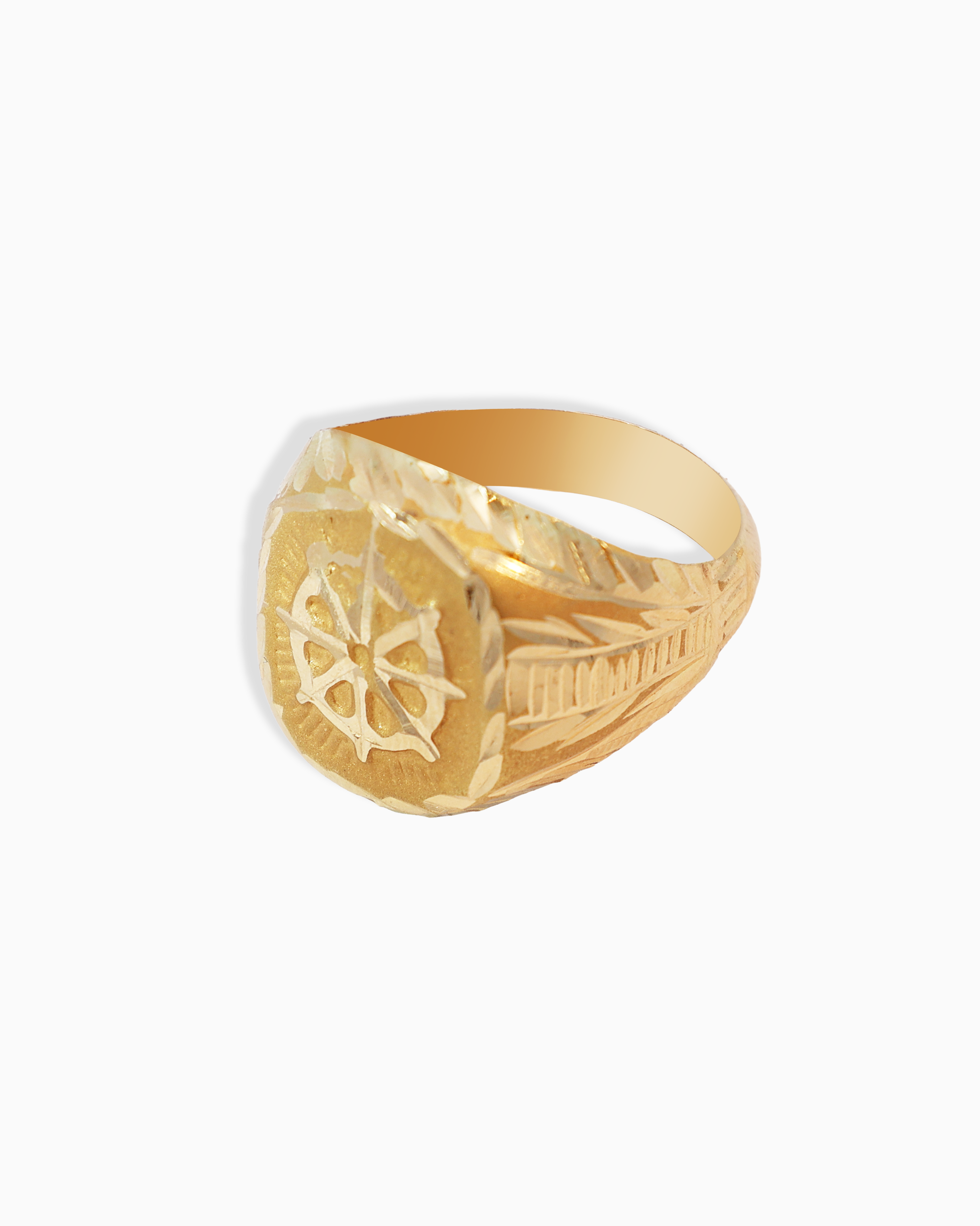 18K Yellow Gold Men’s Ring