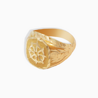 18K Yellow Gold Men’s Ring