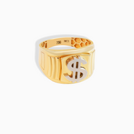 18K Yellow Gold Men’s Ring – 6.10g.