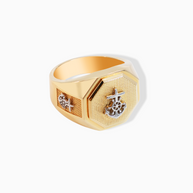18K Yellow Gold Men’s Ring – 12.90g.