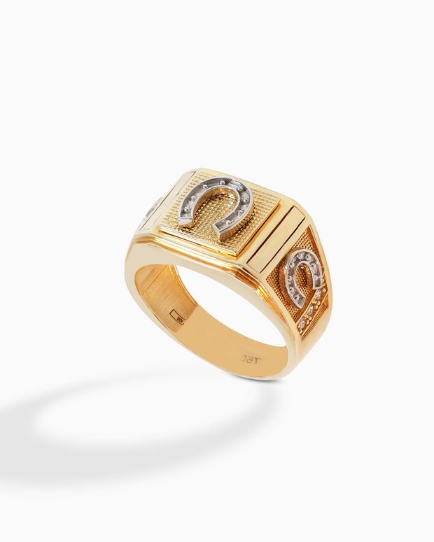 18K Yellow Gold Men’s Ring – 10.80g.