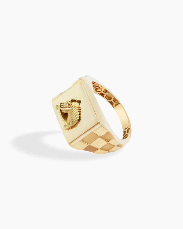 18K Yellow Gold Men’s Ring – 6.20g.