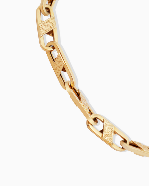 18K Gold Men’s Bracelet – 12.90g.