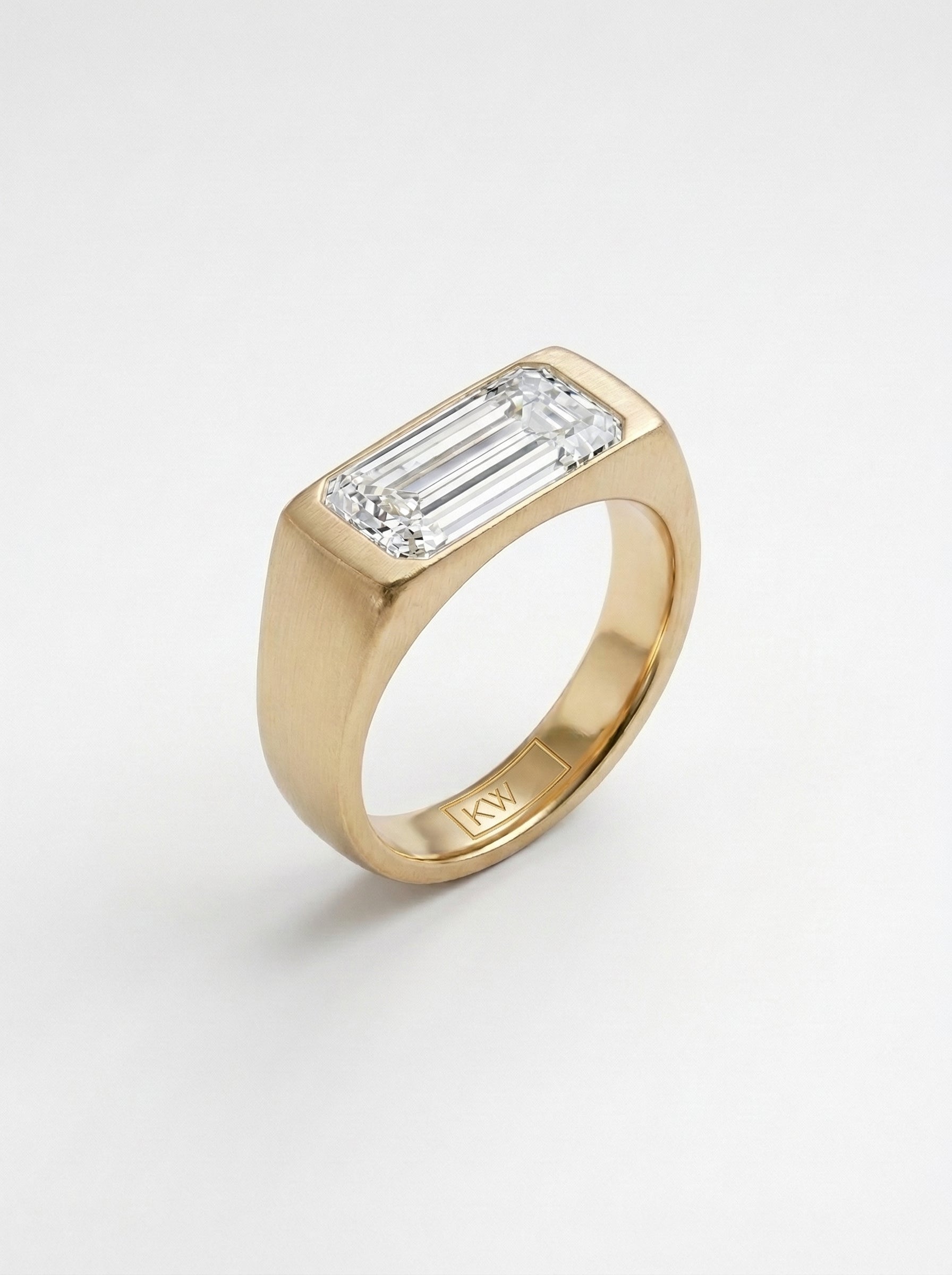 Imperial Emerald Signet Ring