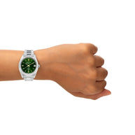 West End The Classics Automatic 6858.10.3330Y Green Dial & Two-Tone Stainless Steel Women's Watch