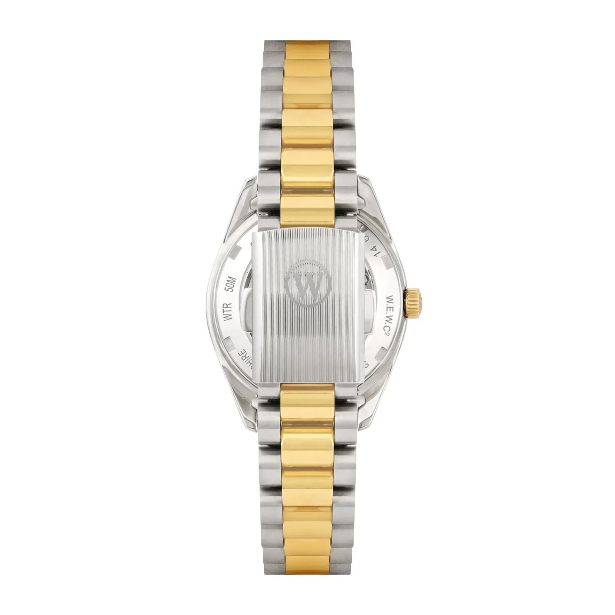 West End The Classics Automatic 6858.20.3337Y Turquoise Dial & Two-Tone Stainless Steel Women's Watch
