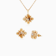 18K Yellow Gold Half Set