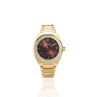 Nutella brown diamond gold size 34mm