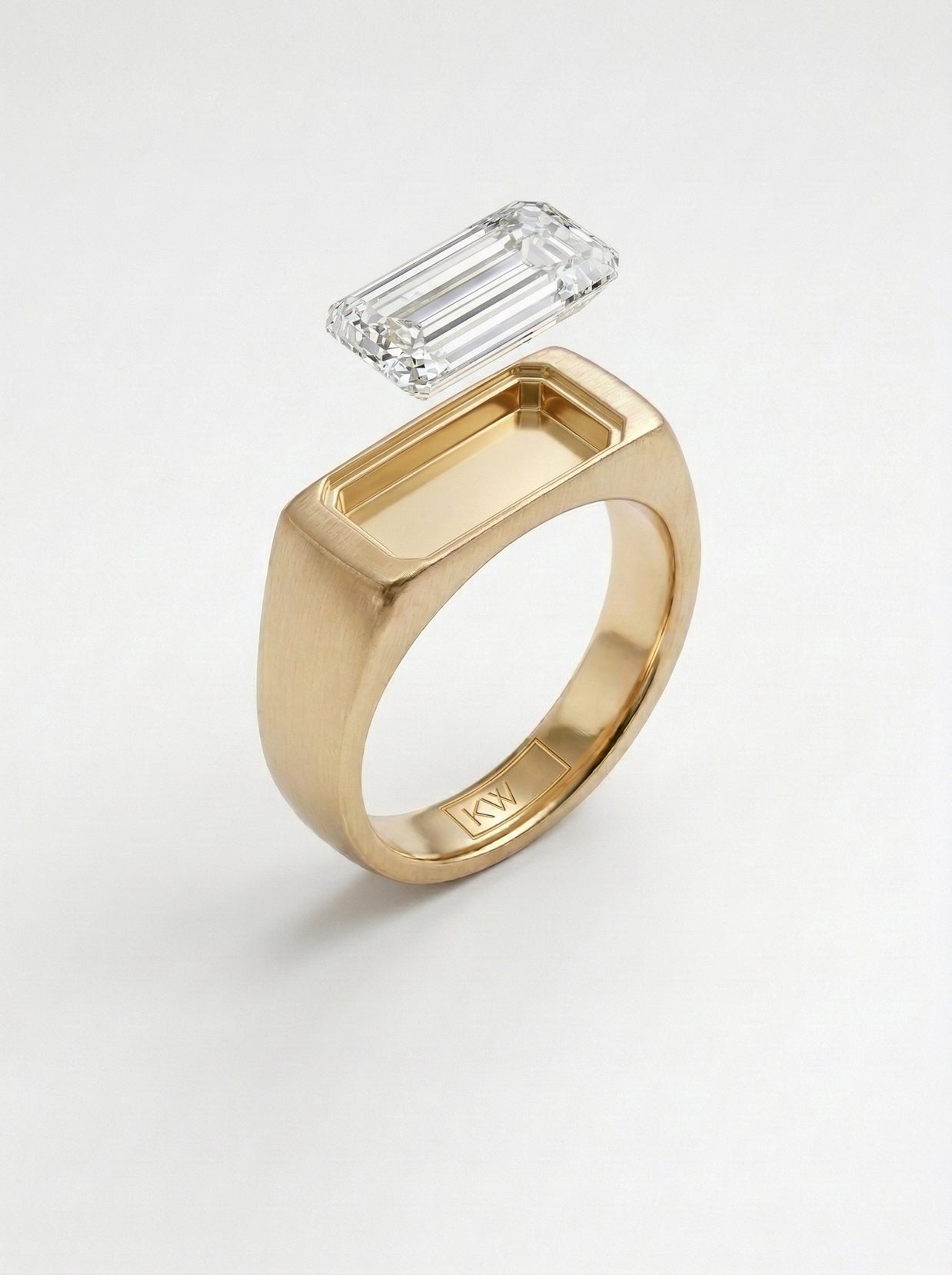 Imperial Emerald Signet Ring