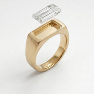 Imperial Emerald Signet Ring
