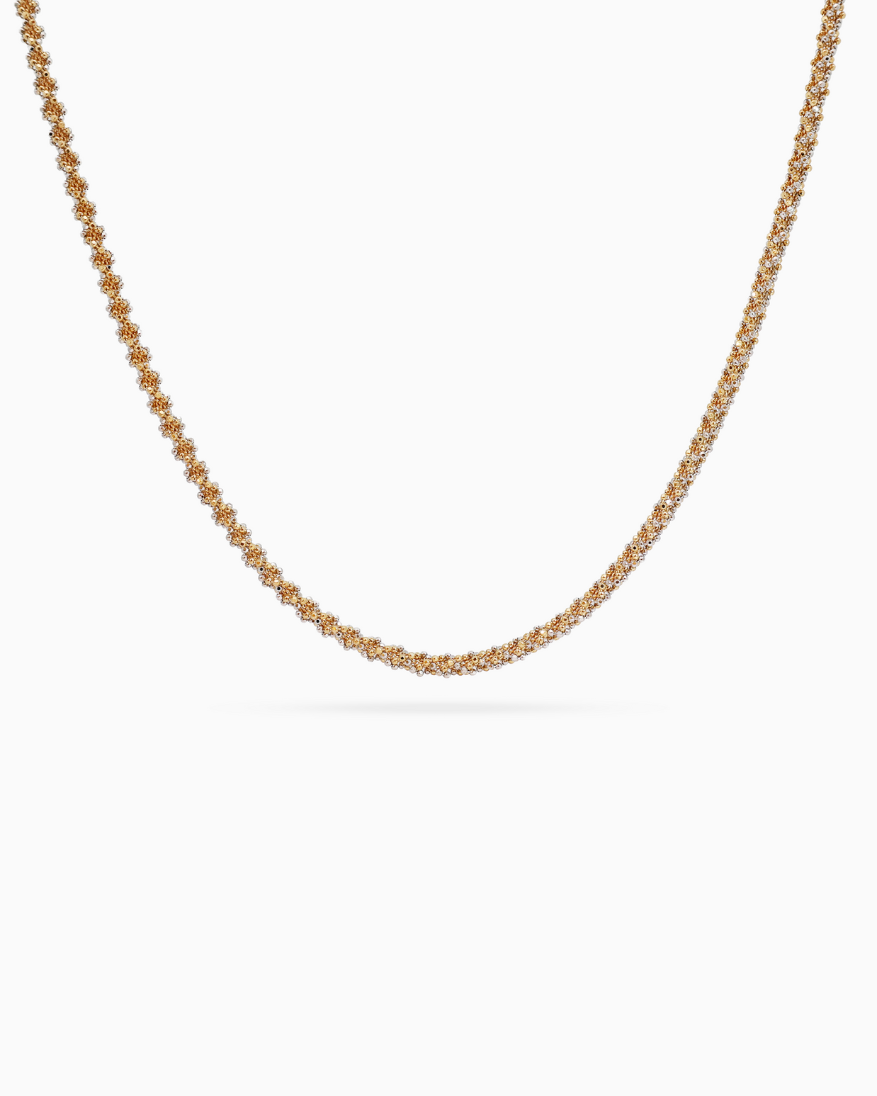 18K Two-Tone Gold Necklace – 17.70g.
