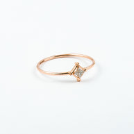 Aura Solitaire Diamond Ring