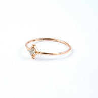 Aura Solitaire Diamond Ring