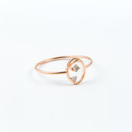 Solstice Solitaire Diamond Ring