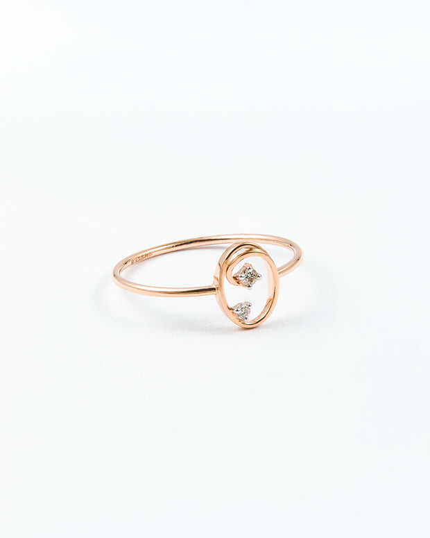 Solstice Solitaire Diamond Ring